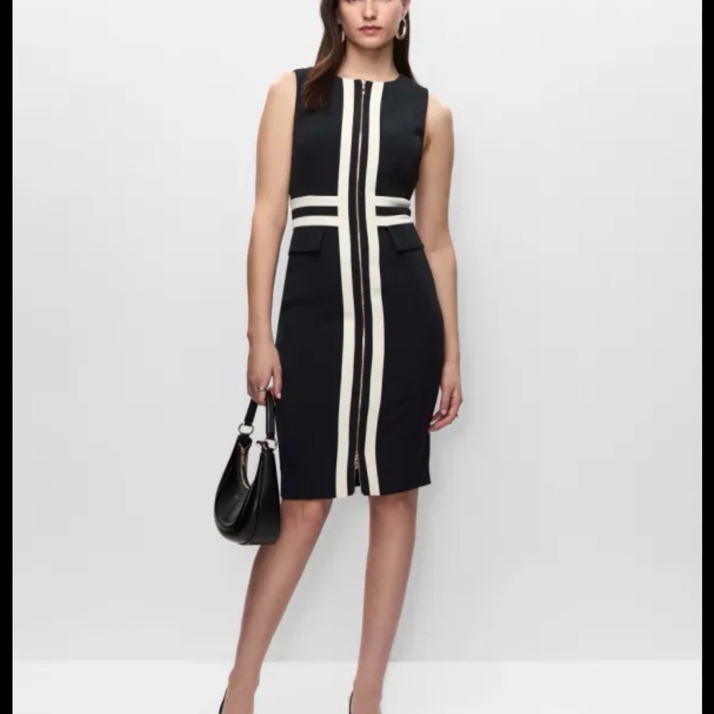 Melanie Lyne NWT Colourblock Sheath Dress 12